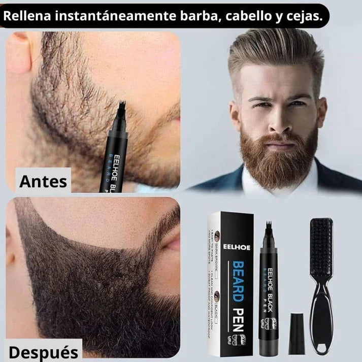 Delineador de barba + 🎁 regalo, 💧 ¡resistente al agua!