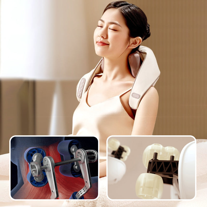 HeatBliss™ | Dispositivo de masaje terapéutico para la tensión en el cuello y los hombros