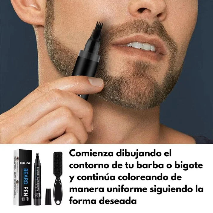 Delineador de barba + 🎁 regalo, 💧 ¡resistente al agua!