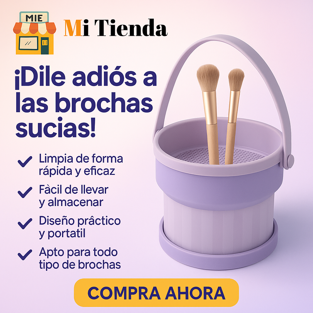 BrochaClean RD "Cubo de Limpiar Brochas"