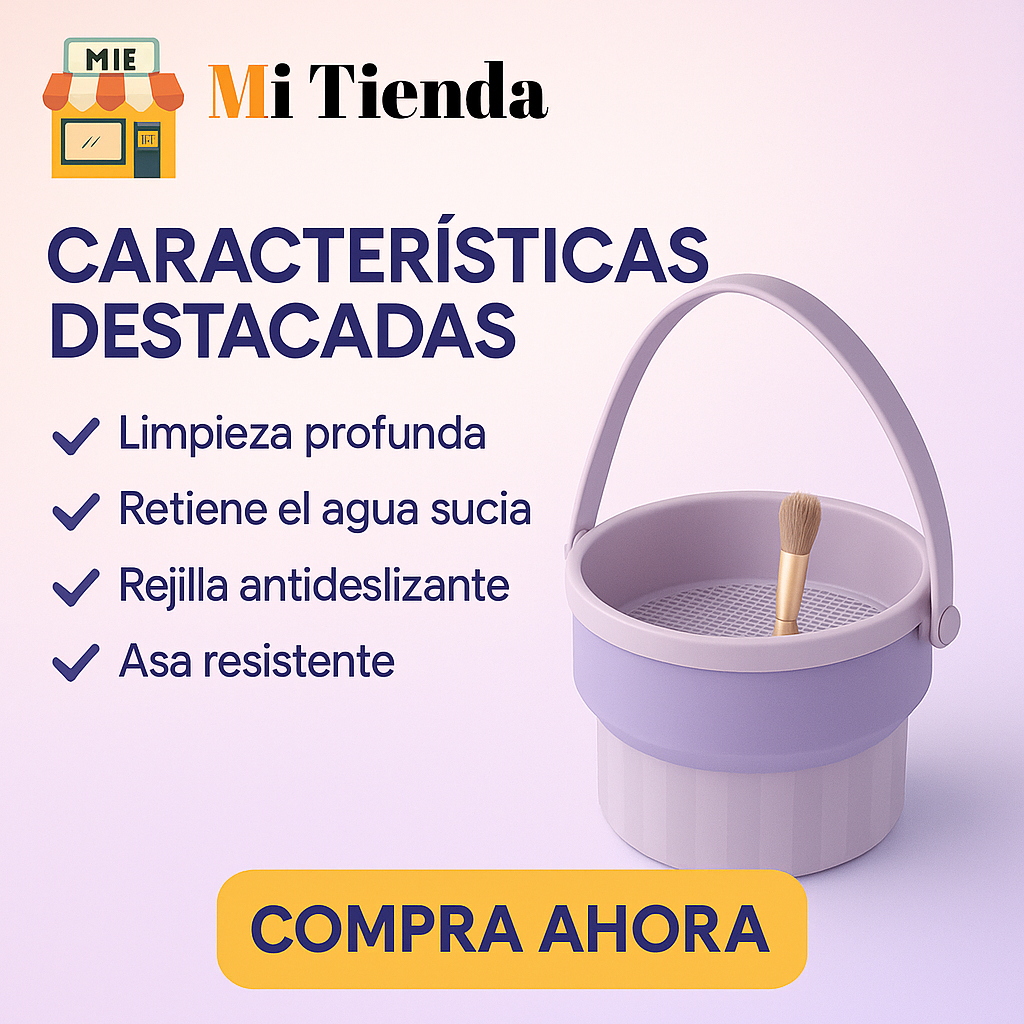 BrochaClean RD "Cubo de Limpiar Brochas"