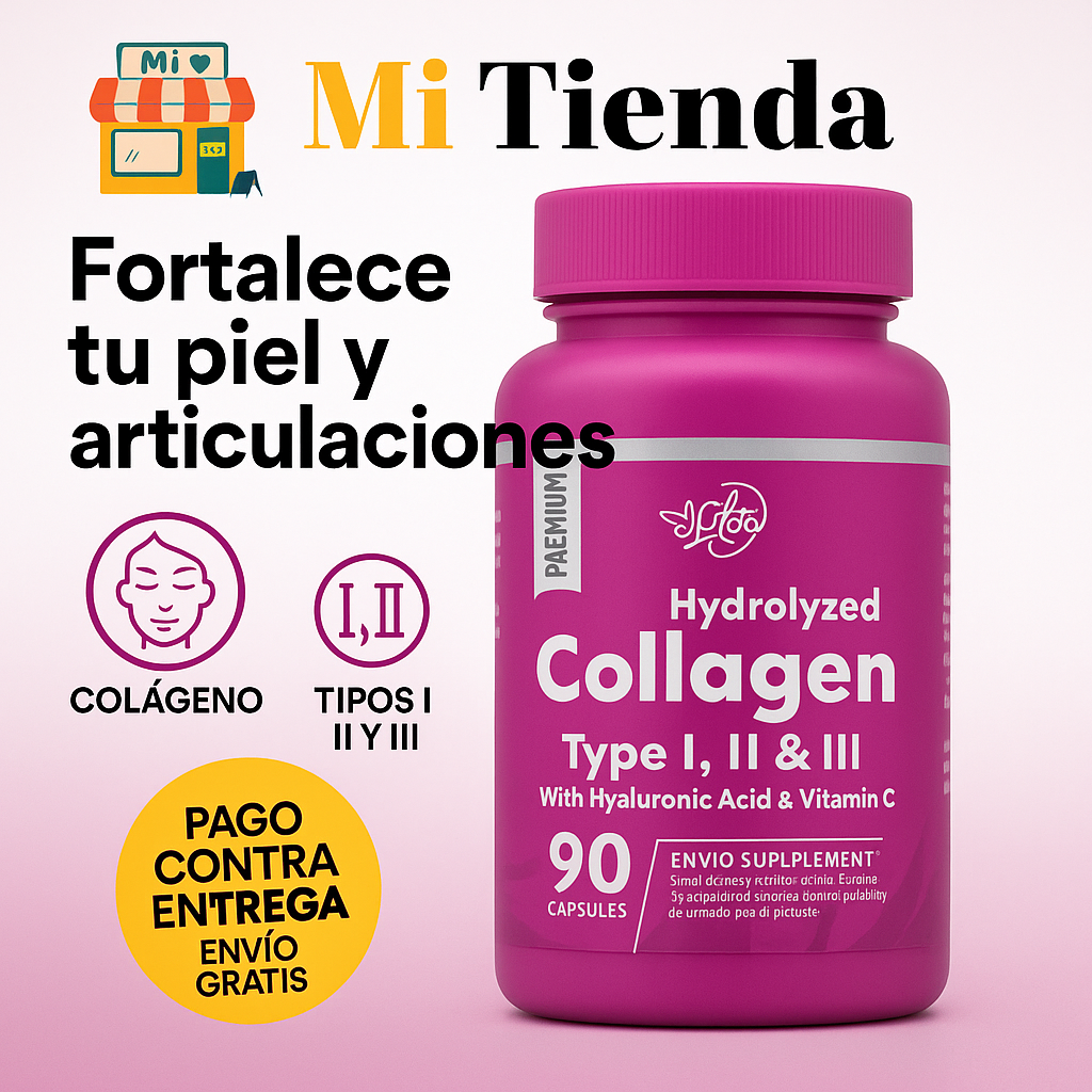Colágeno Premium Tipo I, II y III