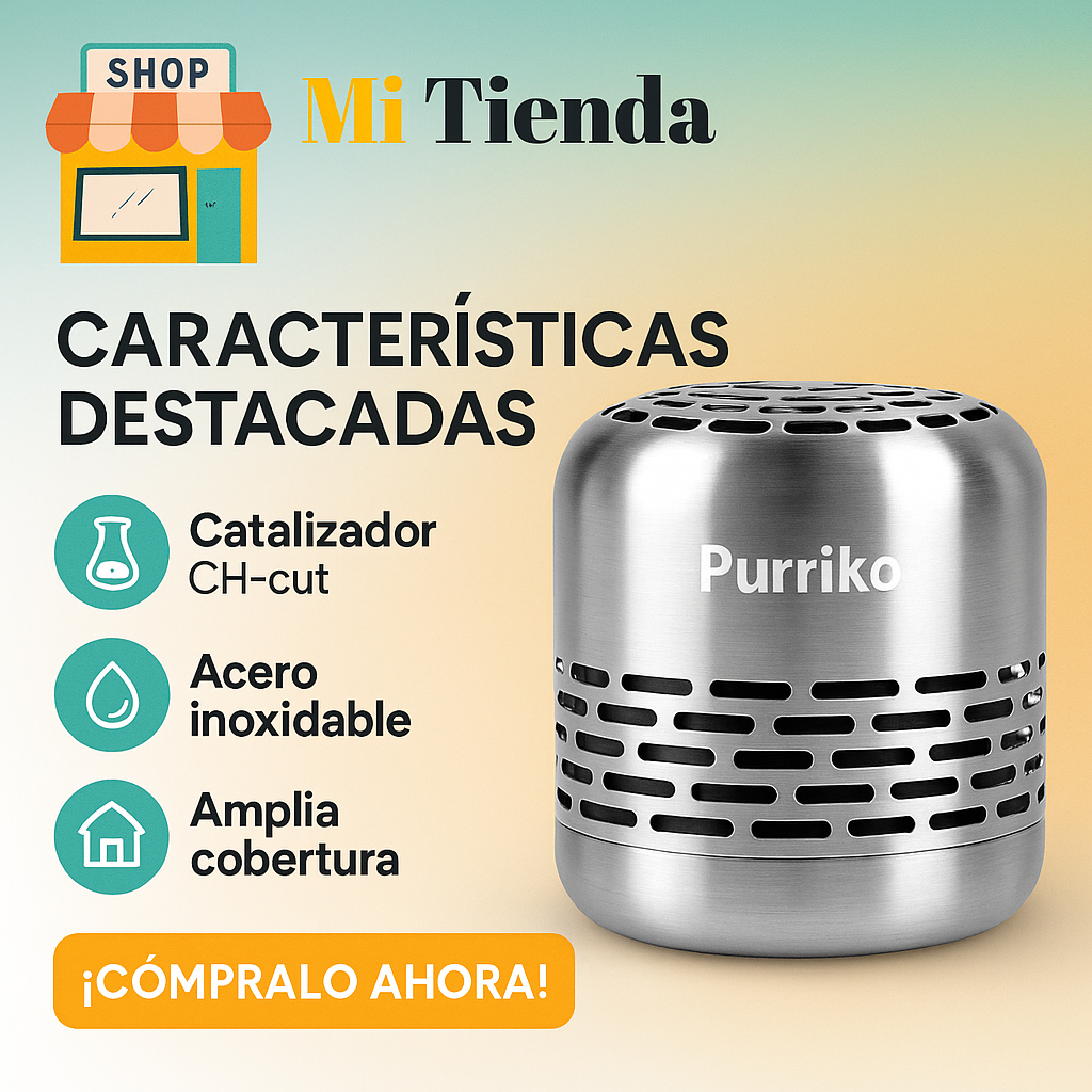 Ambientador Portátil de Acero Inoxidable