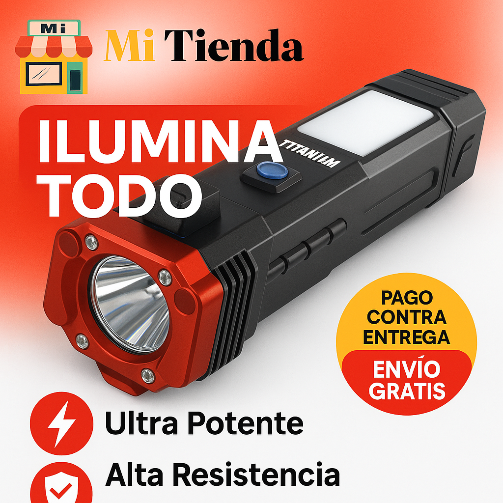 TitanFlash 7 en 1 Ultra Potente