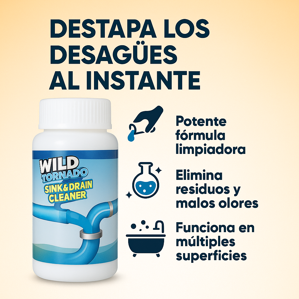 Cyclone Clean – Limpieza ciclónica, caños despejados en segundos.