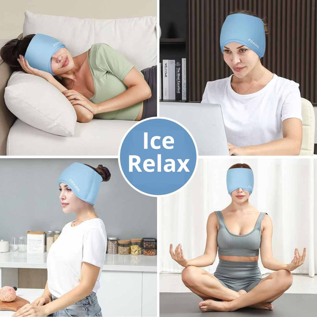 IceRelax - Gorro Para Migraña Relajante