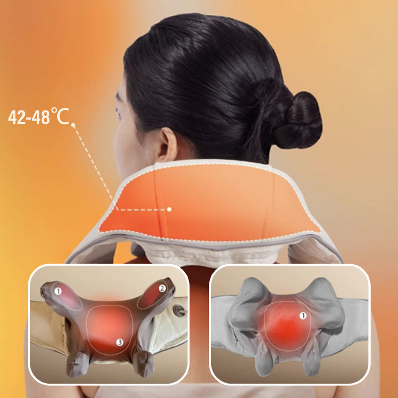 HeatBliss™ | Dispositivo de masaje terapéutico para la tensión en el cuello y los hombros
