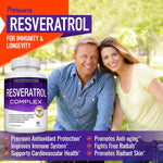 Suplemento de Resveratrol con Antioxidantes