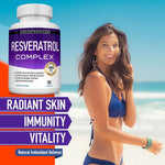 Suplemento de Resveratrol con Antioxidantes