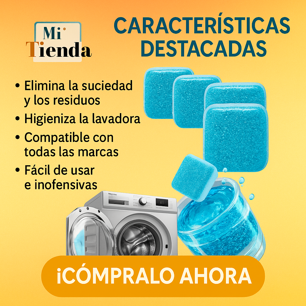 Tabletas Mágicas Lavadoras - Pack de 12