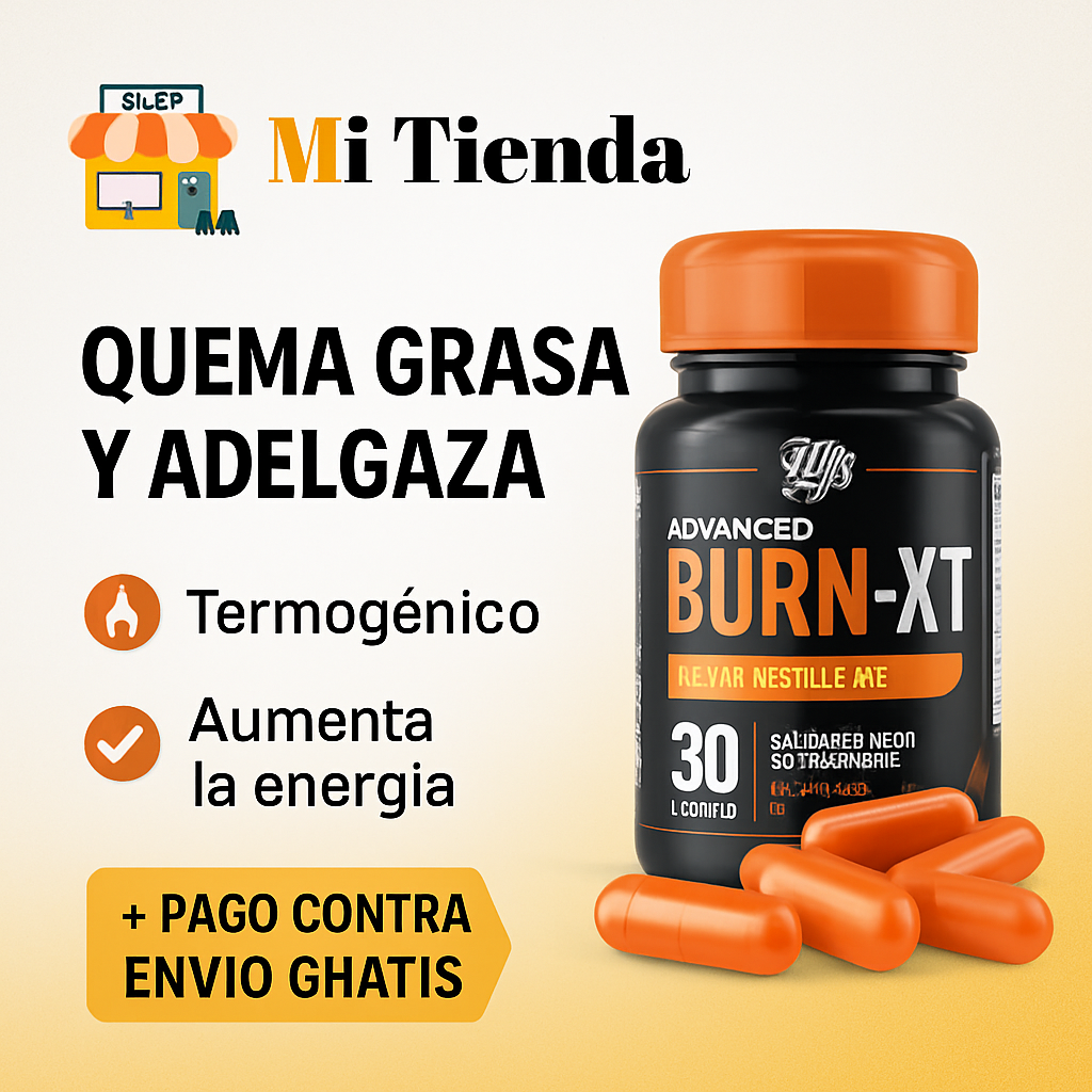 BURB XT ADELGAZANTE NATURAL 30 CAPSULAS 🎁 RECIBE TU REGALO DE EBOOK NUTRICIÓN🎁 PARA QUEMAR GRASA