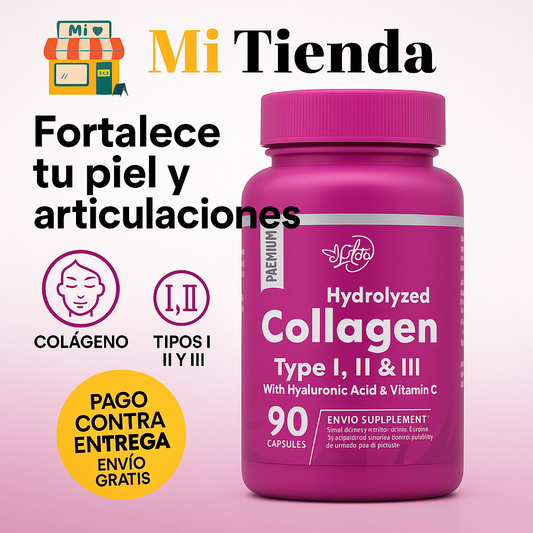 Colágeno Premium Tipo I, II y III