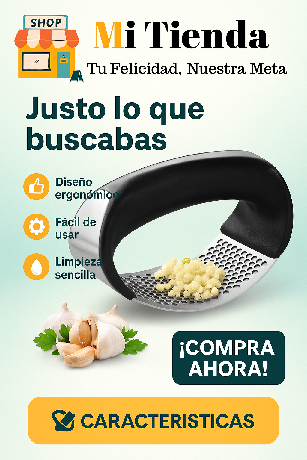 Triturador de Ajo Flash