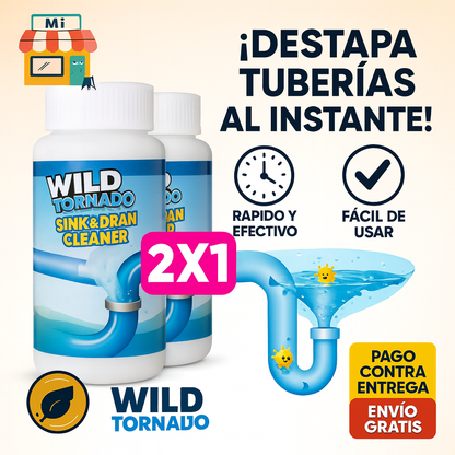 COMPRA 1 Y LLEVA 2 Cyclone Clean – Limpieza ciclónica, caños despejados en segundos.